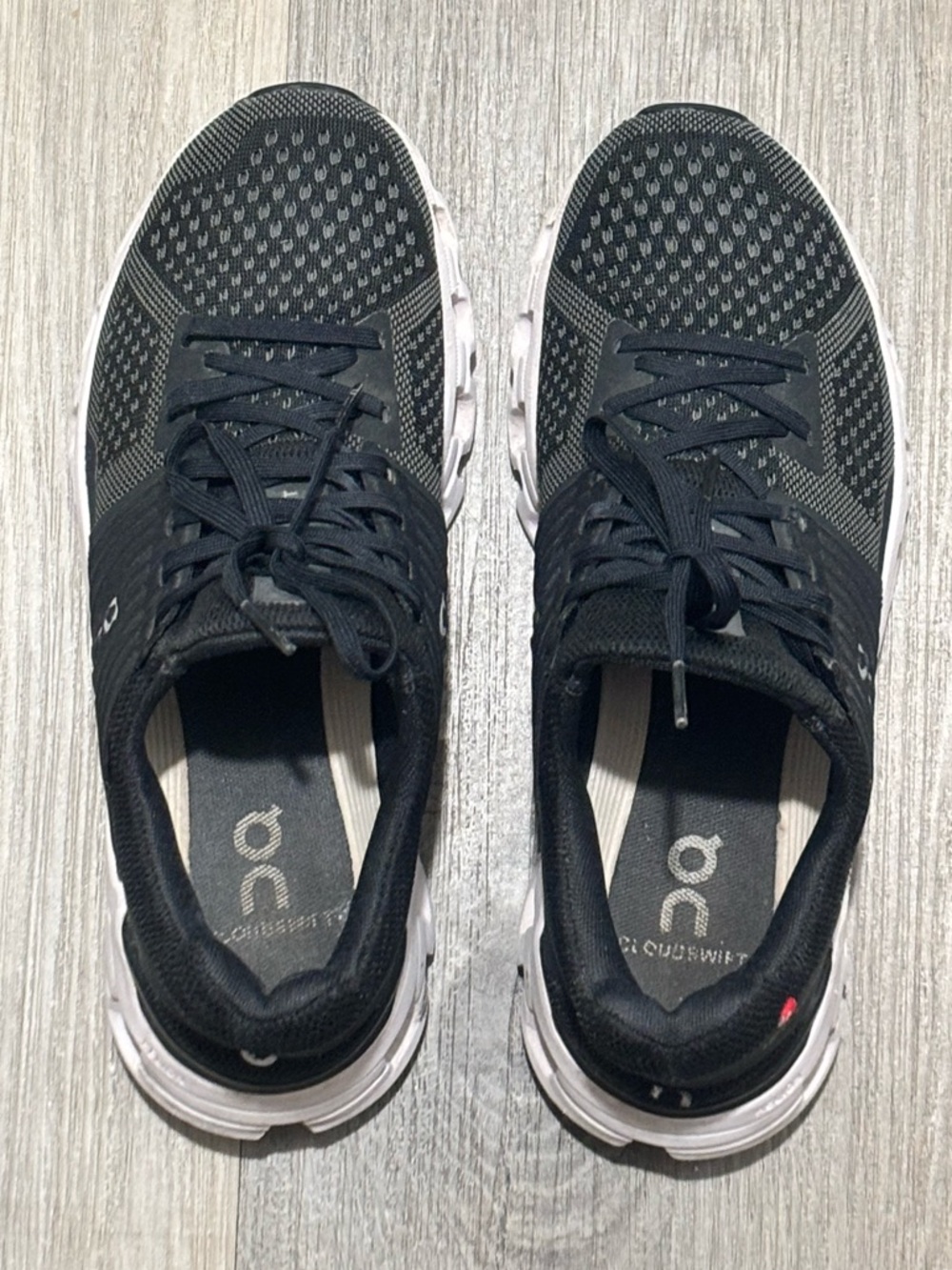 On Running Women’s Black and White Cloudswift Running Shoe - Picture 6 of 8